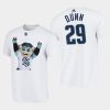 seattle kraken vince dunn white team mascot buoy tee