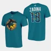 sharks filip zadina teal diwali night t shirt