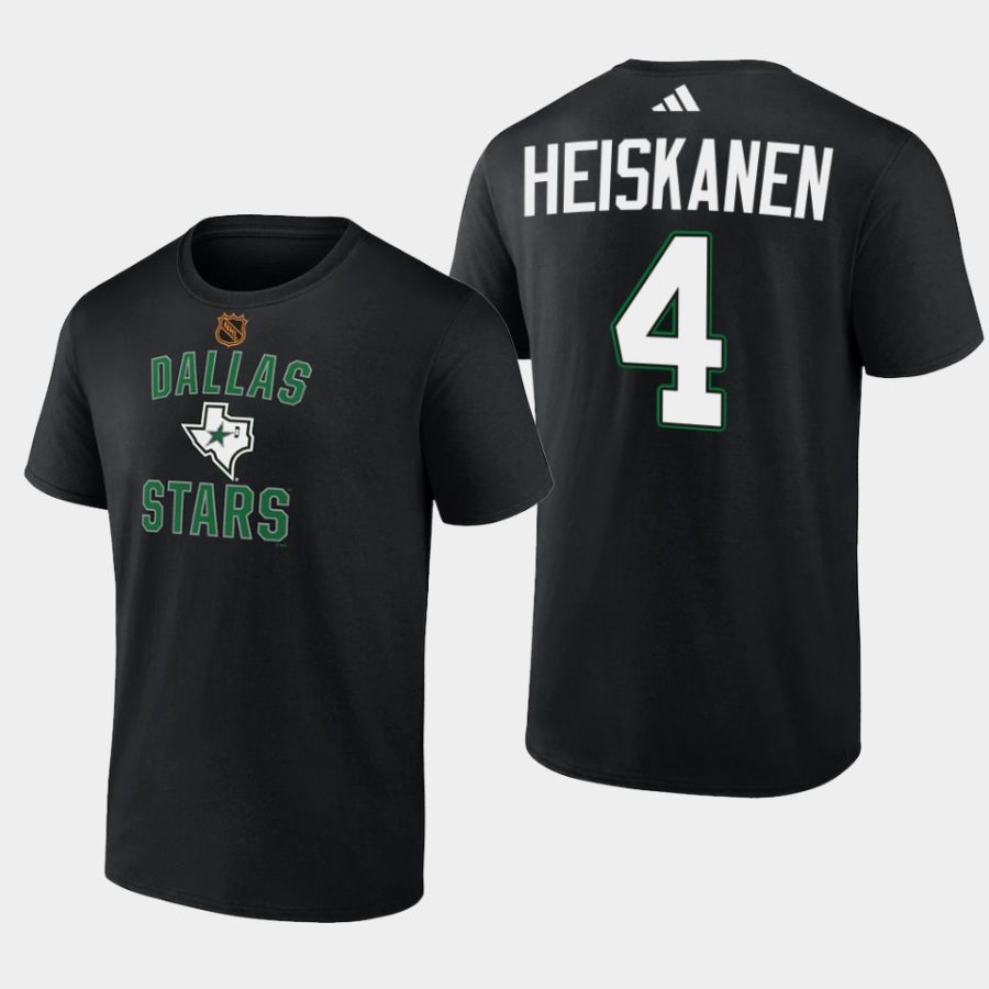 stars miro heiskanen black wheelhouse reverse retro 2.0 t shirt