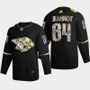 tanner jeannot predators black 2022 stanley cup playoffs diamond edition authentic jersey