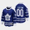 toronto maple leafs custom special edition 2.0 2022 breakaway retro jersey blue