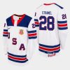 usa charlie stramel 2023 iihf world junior championship jersey white