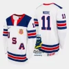 usa hockey oliver moore 2024 iihf world junior champions jersey white