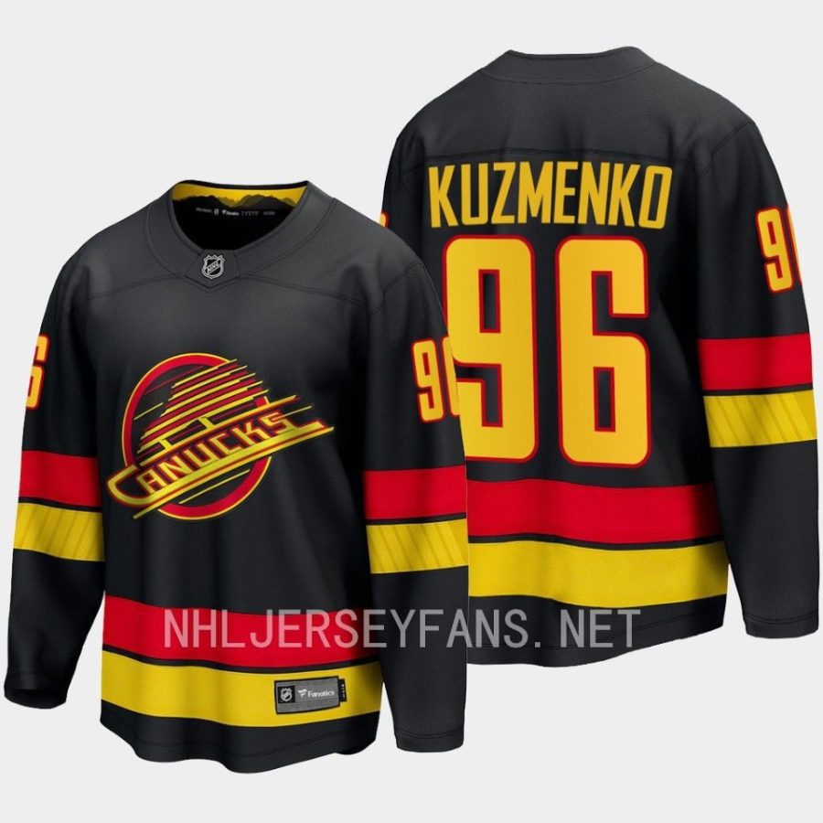 vancouver canucks andrei kuzmenko alternate 2023 24 breakaway player jersey black