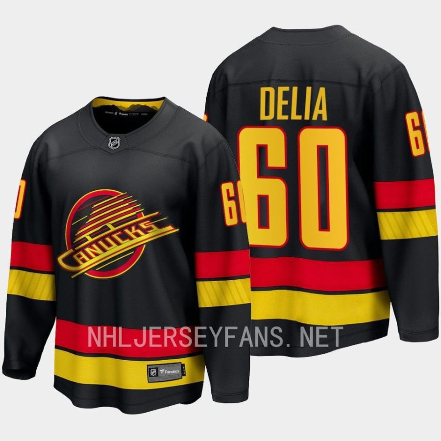 vancouver canucks collin delia alternate 2023 24 breakaway player jersey black