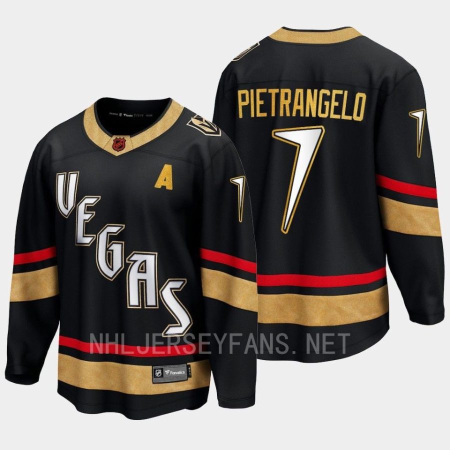 vegas golden knights alex pietrangelo special edition 2.0 2022 breakaway player retro jersey black