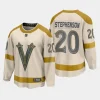 vegas golden knights chandler stephenson 2024 nhl winter classic breakaway player jersey cream