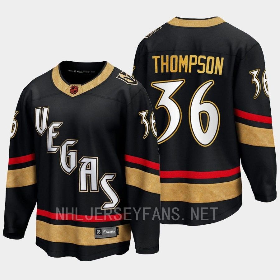 vegas golden knights logan thompson special edition 2.0 2022 breakaway player retro jersey black