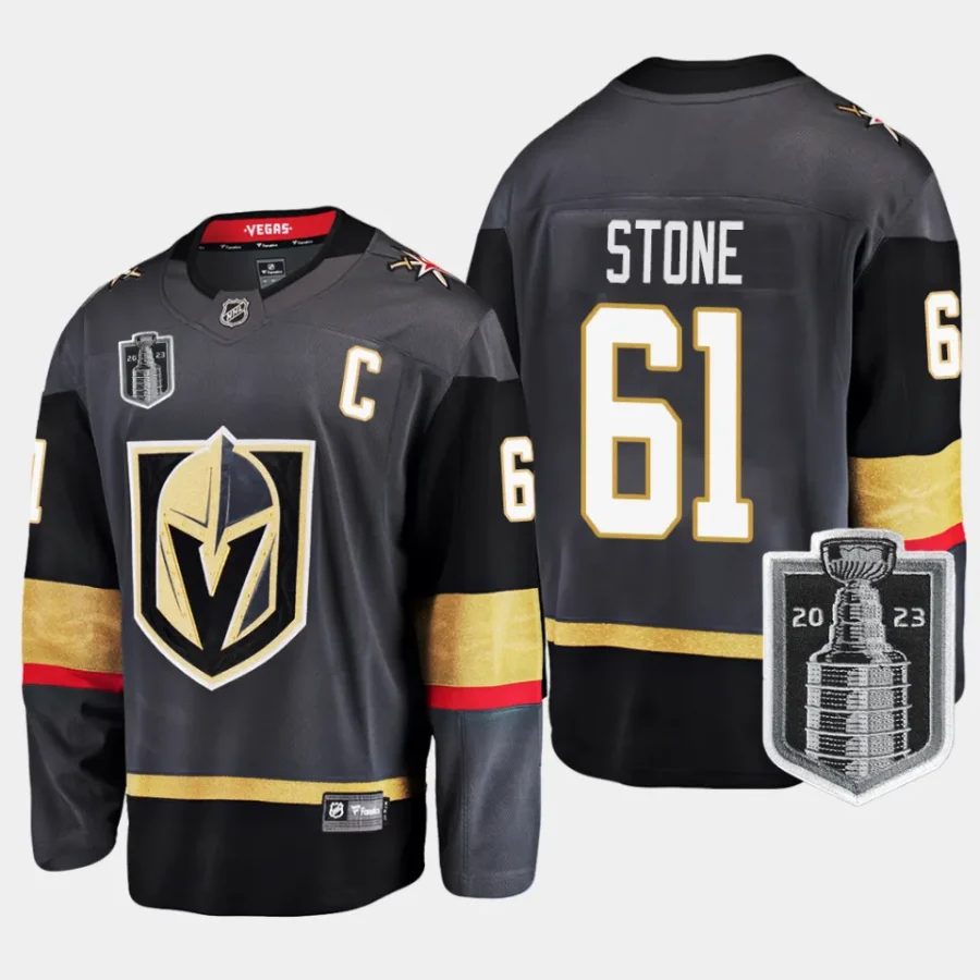 vegas golden knights mark stone 2023 stanley cup final alternate breakaway player jersey black