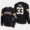 vgk adin hill black faceoff starter pullover sweatshirt