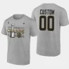 vgk custom heather gray 2023 stanley cup champions locker room performance t shirt