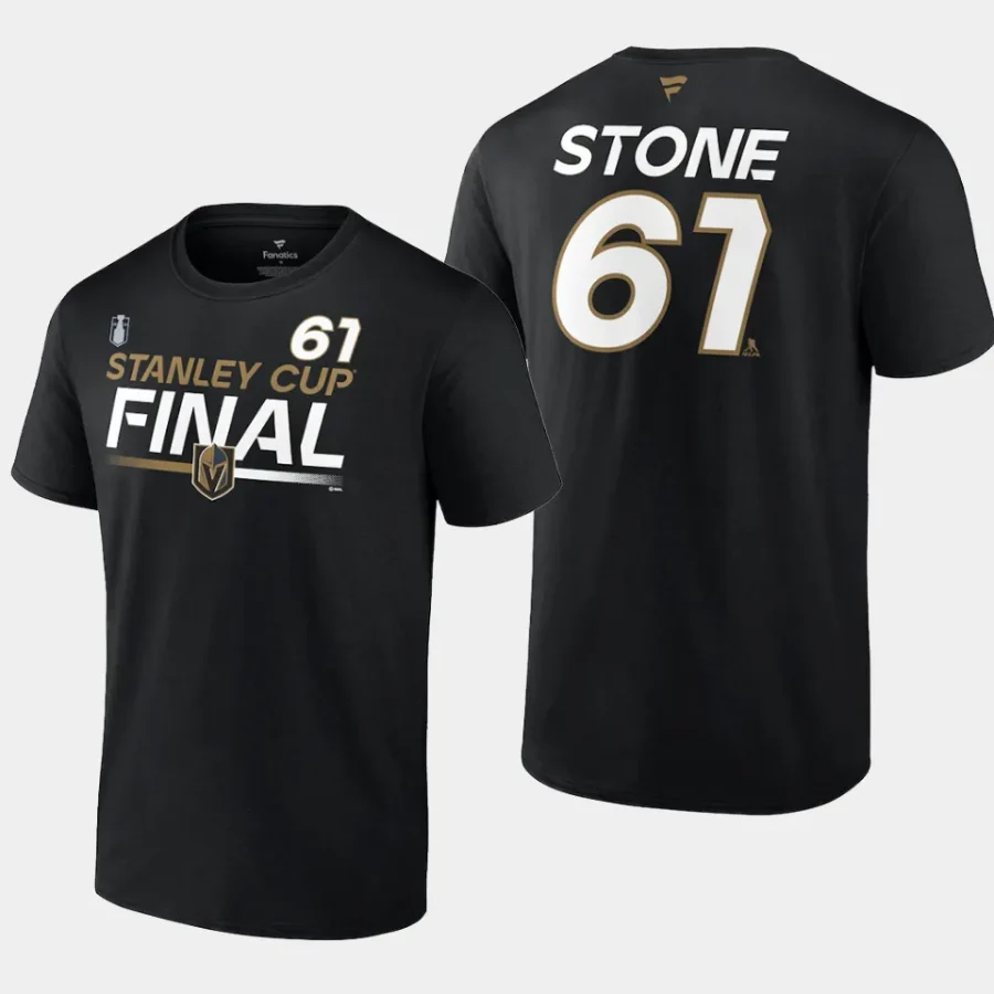 vgk mark stone black 2023 stanley cup final authentic pro name number t shirt