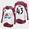 women avalanche darren helm white 2022 stanley cup final away jersey