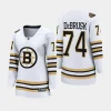 women bruins jake debrusk white 2023 24 100th anniversary premier breakaway player jersey