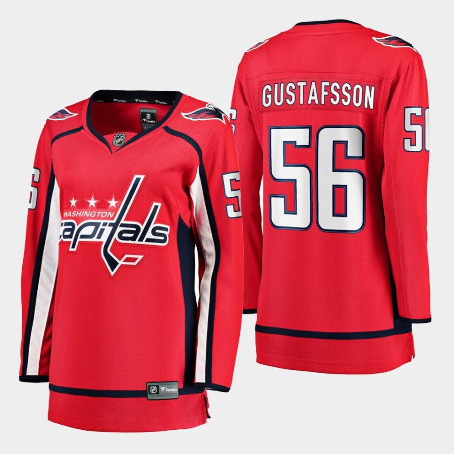 women capitals erik gustafsson red home breakaway player jersey