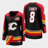 women flames christopher tanev black 2022 special edition 2.0 breakaway player retro jersey