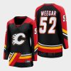 women flames mackenzie weegar black 2022 special edition 2.0 breakaway player retro jersey