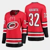 women hurricanes antti raanta red alternate breakaway player jersey