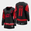 women hurricanes jordan staal black 2023 nhl stadium series breakaway player jersey