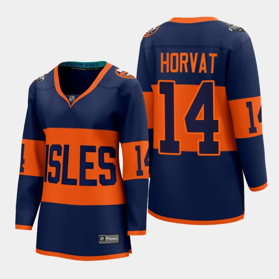 women islanders bo horvat navy 2024 nhl stadium series breakaway player jersey