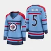 women jets brenden dillon light blue 2023 24 rcaf centennial premier breakaway player jersey