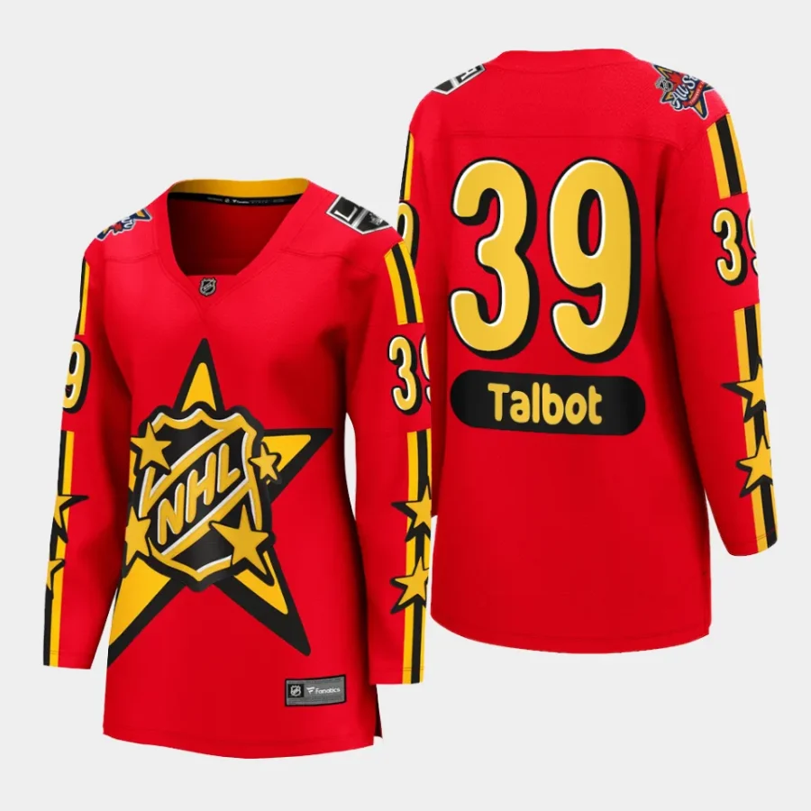 women kings cam talbot red 2024 nhl all star game breakaway jersey