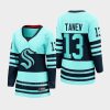 women kraken brandon tanev ice blue 2022 special edition 2.0 breakaway player retro jersey