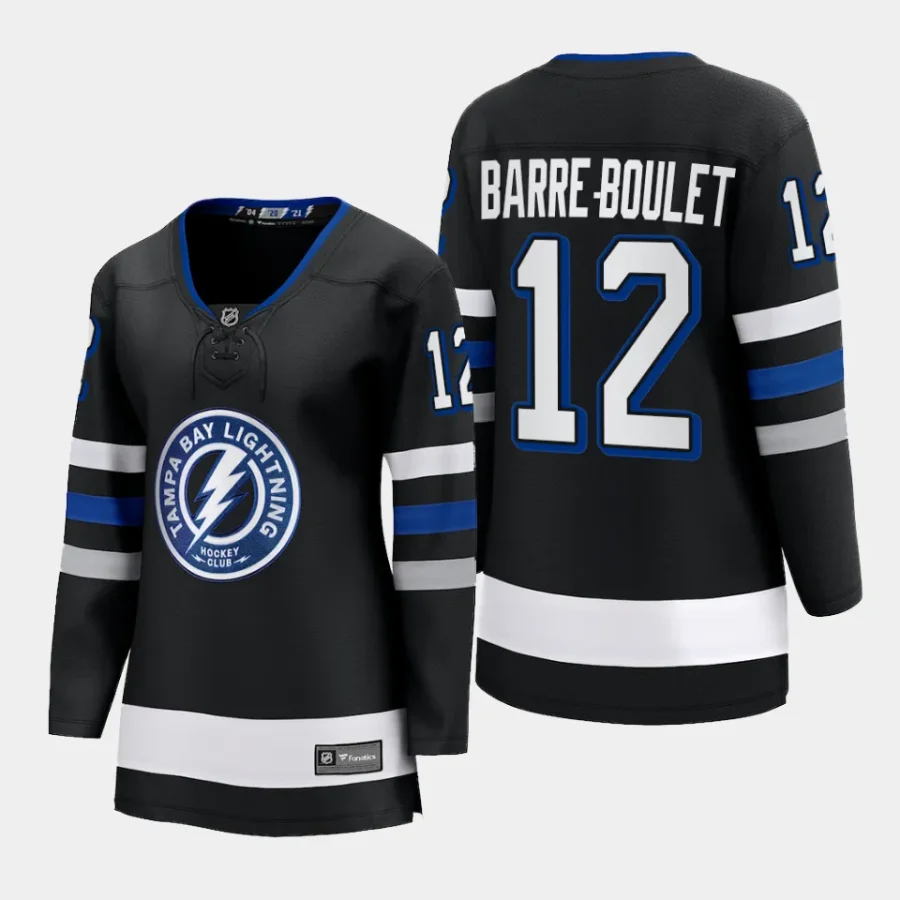 women lightning alex barre boulet black 2023 24 alternate premier breakaway jersey