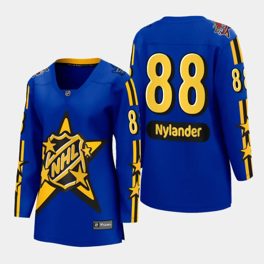 women maple leafs william nylander blue 2024 nhl all star game breakaway jersey