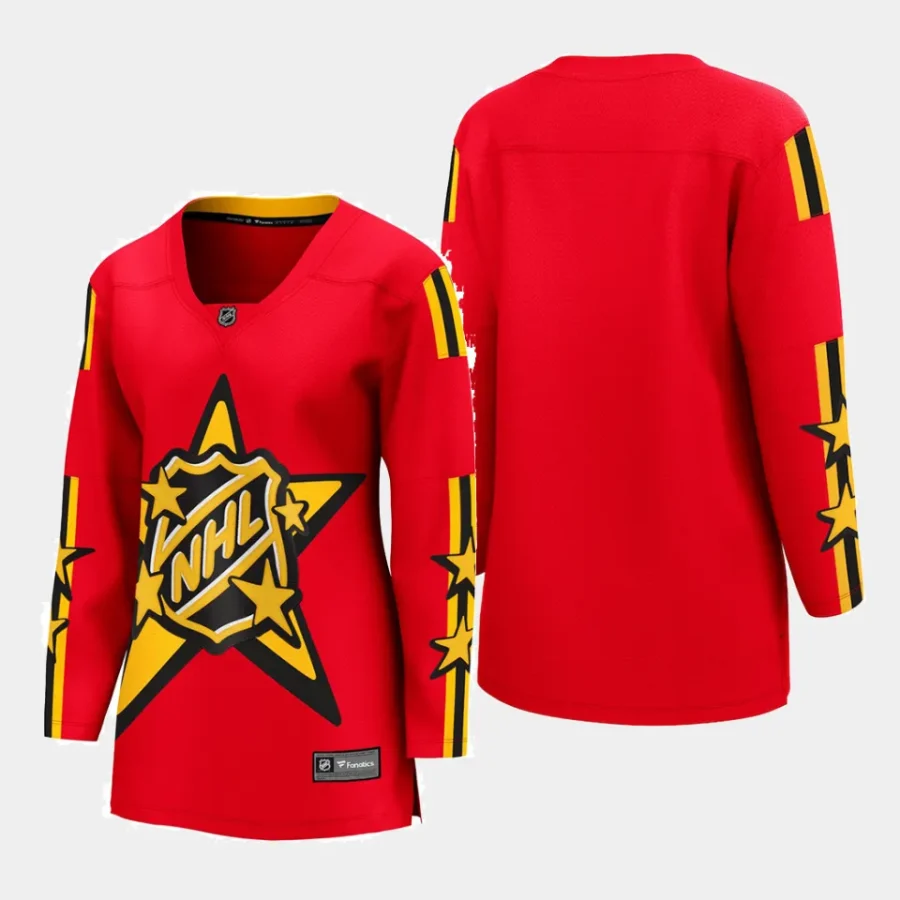 women nhl red 2024 nhl all star game breakaway jersey