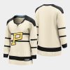 women penguins blank cream 2023 winter classic jersey