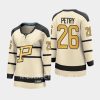 women penguins jeff petry cream 2023 winter classic player jersey