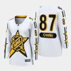 women penguins sidney crosby white 2024 nhl all star game breakaway jersey