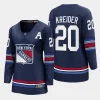 women rangers chris kreider navy 2023 24 alternate premier breakaway player jersey