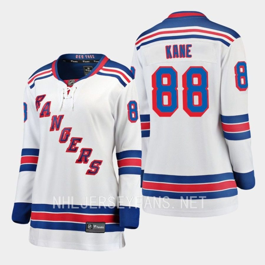 women rangers patrick kane white away breakaway player jersey