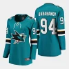 women sharks alexander barabanov teal home breakaway player jersey