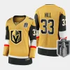 women vgk adin hill gold 2023 stanley cup final home jersey