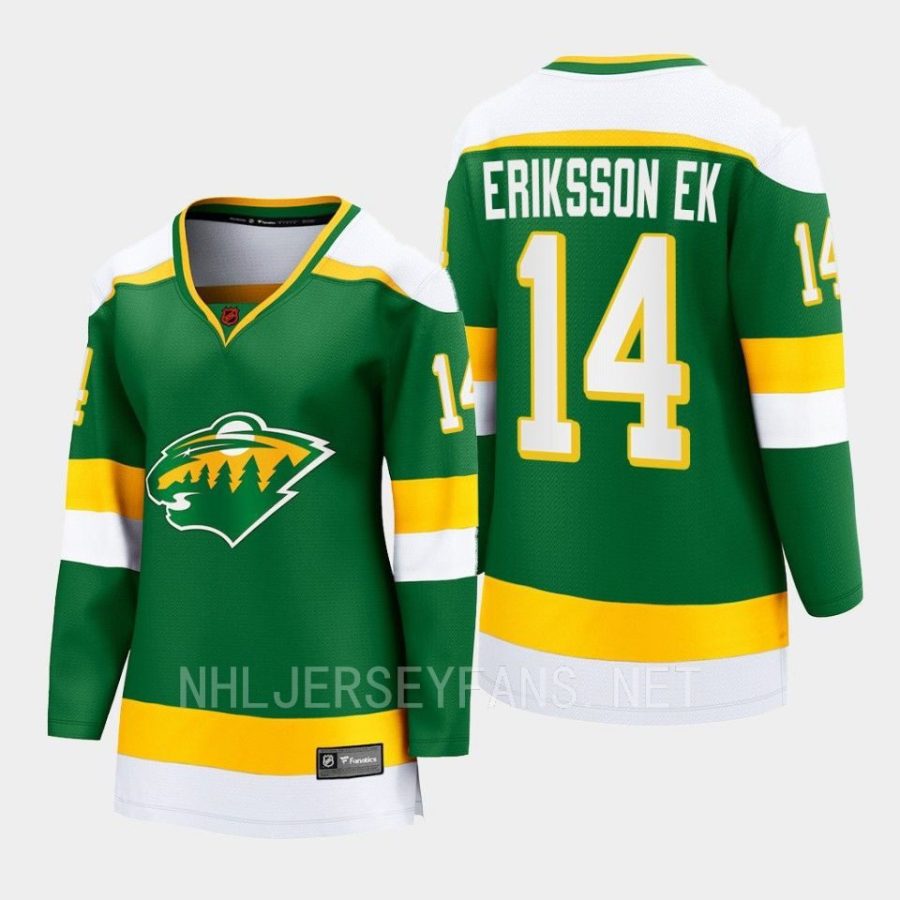 women wild joel eriksson ek green 2022 special edition 2.0 breakaway retro jersey