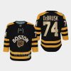 youth bruins jake debrusk black 2023 winter classic premier jersey