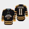 youth bruins trent frederic black 2023 winter classic premier jersey