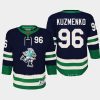 youth canucks andrei kuzmenko navy 2022 special edition 2.0 premier retro jersey