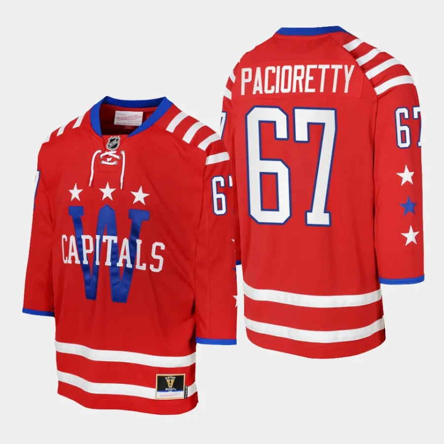 youth capitals max pacioretty red 2015 blue line mitchell ness jersey