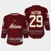 youth coyotes barrett hayton garnet 2022 23 desert night alternate replica player jersey