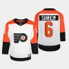 youth flyers travis sanheim white 2023 24 away premier player jersey