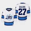 youth jets nikolaj ehlers white 2022 special edition 2.0 replica retro jersey