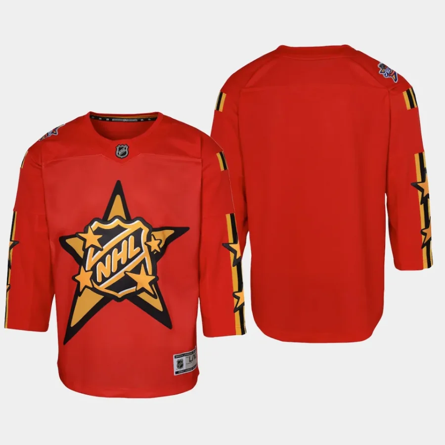 youth nhl red 2024 nhl all star game premier jersey