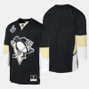 youth penguins black 2008 blue line mitchell ness jersey