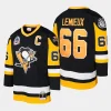 youth penguins mario lemieux black 991 blue line mitchell ness jersey