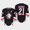 youth sabres kyle okposo black 2022 23 goathead third replica player jersey