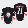 youth sabres victor olofsson black 2022 23 goathead third replica player jersey